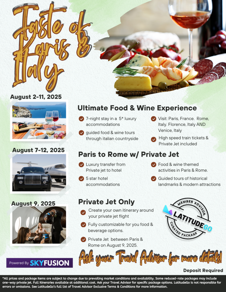 Taste of Paris & Italy